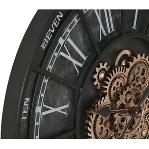 Esprit - Muurklok - Zwart - Ijzer - 75 cm