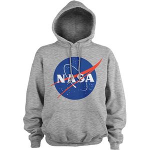 NASA - Insignia Hoodie - Grijs - 100% Katoen