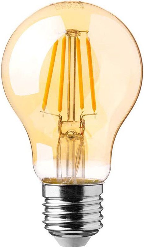 LEDXpress - A60 LED Filament Lamp - Amber - E27 - 12W - 2200K - 1350 Lumen