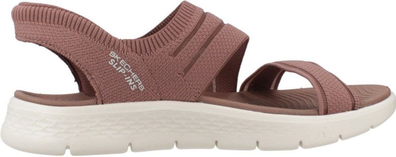 Skechers GO WALK FLEX Sandalen - Bruin - Synthetisch - Hielriempje - Zacht Verdikt