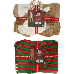 Apollo Ladies X-mas Onesie Rood S/M