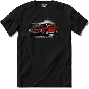 Vintage Car | Auto - Cars - Retro - T-Shirt - Unisex - Zwart - Maat M