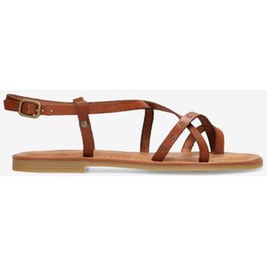 Shabbies Amsterdam Sandalen Angel Carly Cognac - Maat 37