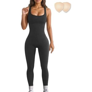 Dames Jumpsuit voor Sport en Fitness - Naadloze Bodysuit voor Yoga en Workout