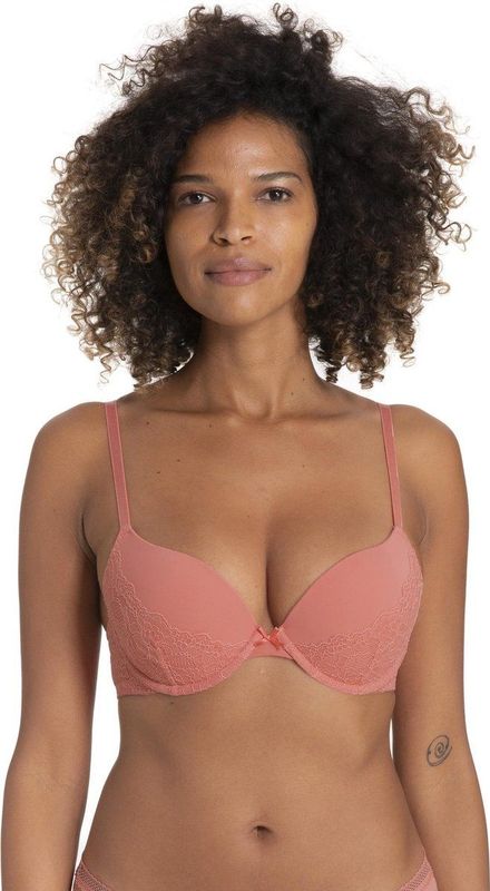 Dorina - Lexi - Push Up BH - Coral - Met Beugel - 3/4 Cup