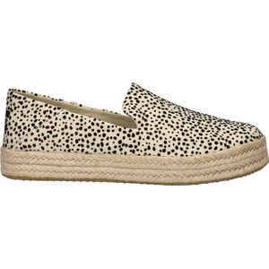 Toms Carolina dames espadrilles - Wit zwart - Maat 40