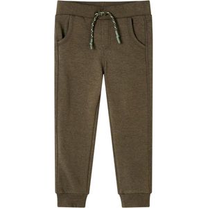 Kinderjoggingbroek - Gemêleerd kaki - Maat 92