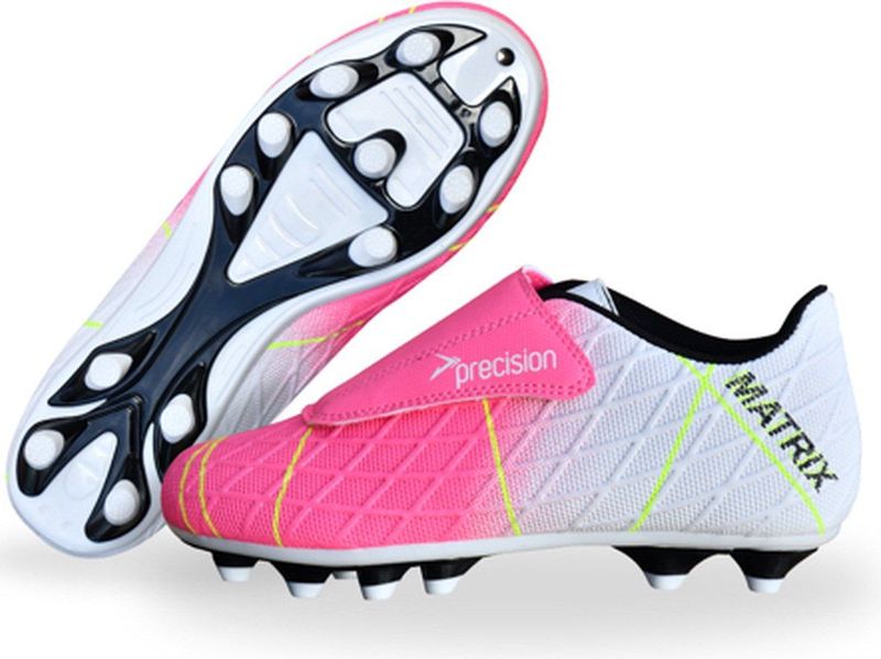 Precision - Matrix - Voetbalschoenen - Zwart - Kunststof - Velcro Sluiting
