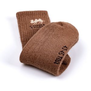 Mongolian Made Wollen Sokken van 100% Kamelenwol – Warme, Zachte & Ademende Heren- en Dames Sokken – Maat 37-48
