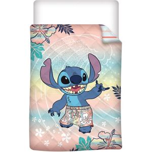 Disney - Lilo & Stitch - Sprei - Multikleur - 140 x 200 cm - Polyester