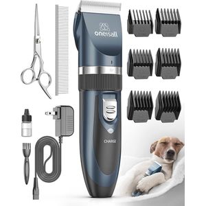 Stille Draadloze Hondentondeuse voor Professionele Dierenverzorging - Ergonomisch Ontwerp en Pijnloos Scheerapparaat