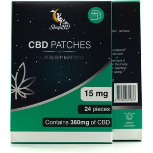 CBD pleisters - Slaap pleisters - 24x 15mg CBD - Ontspanningspleisters - Pleisters voor ondersteuning slaap