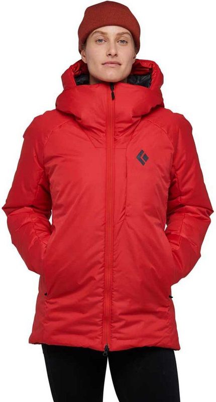 Black Diamond - Belay Parka - Rood - Winterjas - Vrouw