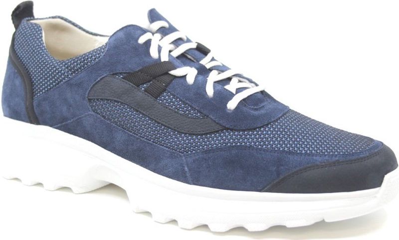 GIJS - 2149 - Sneakers - Blauw - Suède/Mesh