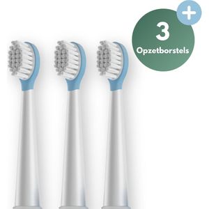 JT Products Opzetborstel Baby Tandenborstel - 3 Stuks Blauw