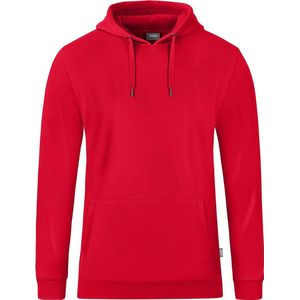 Jako - Organic Sweater Met Kap - Rood - Heren