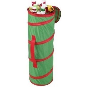 Sinterklaas inpakpapier/cadeaupapier opbergtas - Sinterklaas versieringen opruimen/opbergen