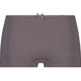 RJ Bodywear Pure Color dames short - taupe - Maat: 4XL