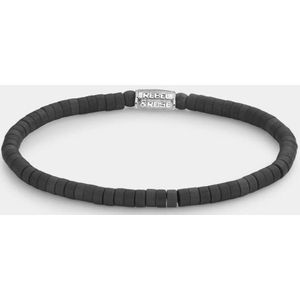 Rebel & Rose Armband Slices The Blacktone 4mm Natuursteen RR-40073-S