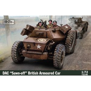 1:72 IBG Models 72146 Daimler Armoured Car - Sawn-Off Plastic Modelbouwpakket