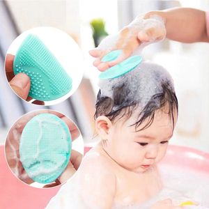 Ychee - Mini Siliconen Gezichtsreiniger - Massage borstel - Scrubber - ook geschrikt voor kinderen - 6.5x5cm - Mintgroen