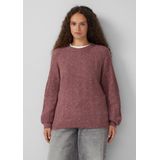 Gebreide Trui - Relaxte Stijl - Normale Pasvorm - Ajourpatroon - Raglanmouwen