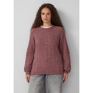 Gebreide Trui - Relaxte Stijl - Normale Pasvorm - Ajourpatroon - Raglanmouwen