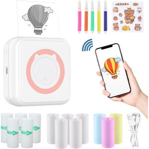 Azomor® Draagbare Bluetooth Mini-printer voor Smartphone met Thermische Technologie