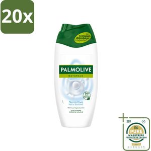 20 x Palmolive Naturals - Douchegel - Sensitive - Voor Gevoelige Huid - 250 ml - Grootverpakking - Gevoelige Huid - Douchegel - Melkproteïnen - Zachte Douchegel - Hydraterend
