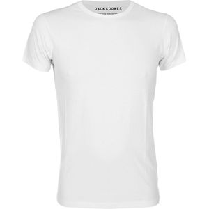 Jack & Jones Basic O-Neck Sportshirt - Maat XL  - Mannen - wit