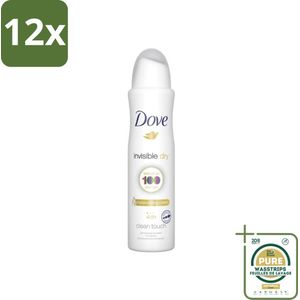 Dove Deodorant Spray - Invisible Care - 150 ml - Voordeelverpakking - 12 stuks - Dove deodorant - Deodorant spray