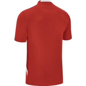 Macron Shedir Shirt Korte Mouw Kinderen - Rood / Wit | Maat: 11-12 Y