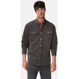 camel active - Hemd - Zwart - Lange Mouwen - Opgestikte Zakken