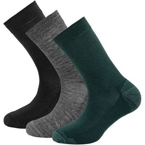 Devold - Daily Merino Long Socks - Sportsokken - Merinowol - Zwart