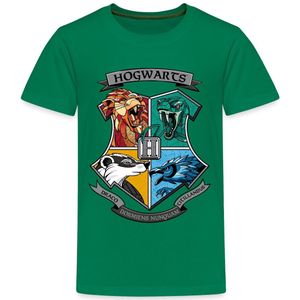 Harry Potter Hogwarts Logo Premium T-Shirt Tiener