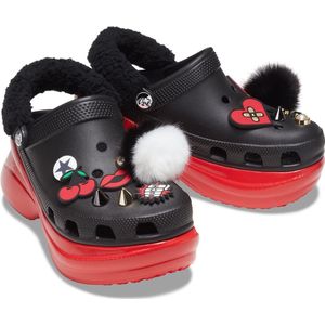 Crocs SPECIALS Classic Bae Cruella Vrouwen Zwart-rood Maat 36-37 W6