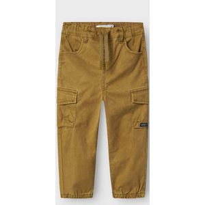 Name It mini jongens broek BEN CARGO Brown Baggy Fit