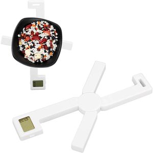 Opvouwbare X-type Digitale Keukenweegschaal Compact Draagbaar LCD-scherm 5 Eenheden Voor Voedsel