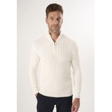 Felix Hardy - Kabelgebreide Trui - Ecru - Heren - 100% Katoen