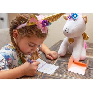 Light Autumn® Eenhoorn zacht speelgoed voor meisjes-unicorn pluche cadeau-klaar om dieren pluche speelgoed weg te geven voor jonge kinderen met roze organza-tas verjaardagscadeautjes voor je-meid Toys-Cudling en vriendelijke poppen-plush