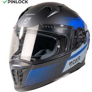 Motor Integraal Integraalhelm EROS NEO Zwart/Blauw XS van MOTOBLOUZ