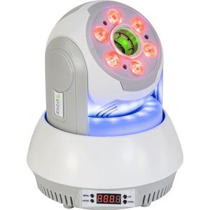 Laser GOBO Moving Head met Wash LED & LED ring (wit)