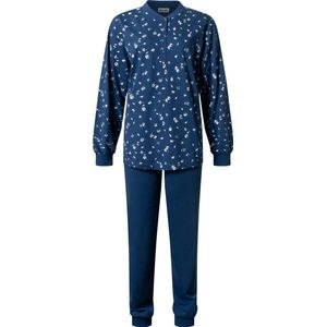 Lunatex tricot dames pyjama 4157 - Donkerblauw  - M