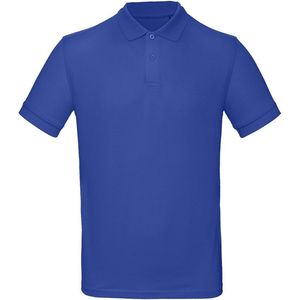 Senvi Classic Fit Polo Biologisch Katoen - Kleur Royal - Maat XXXL