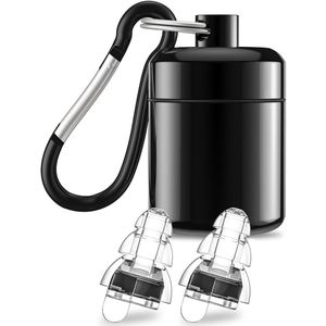 Oordopjes - oordopjes slapen - oordopjes festival - Slaapdopjes - Stille oordopjes - Gehoorbescherming - Met opbergdoosje - Comfortabel - Herbruikbaar - Zachte afdichting - Voor slaap, diepe concentratie, geluidsgevoeligheid en reizen