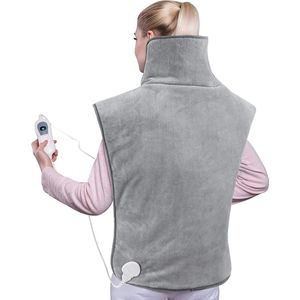 Bloomingoods® Electrisch Warmtekussen Rug - Warmtedeken - Rug - Schouders - Nek - 3 Temperatuurniveaus - Wasbaar