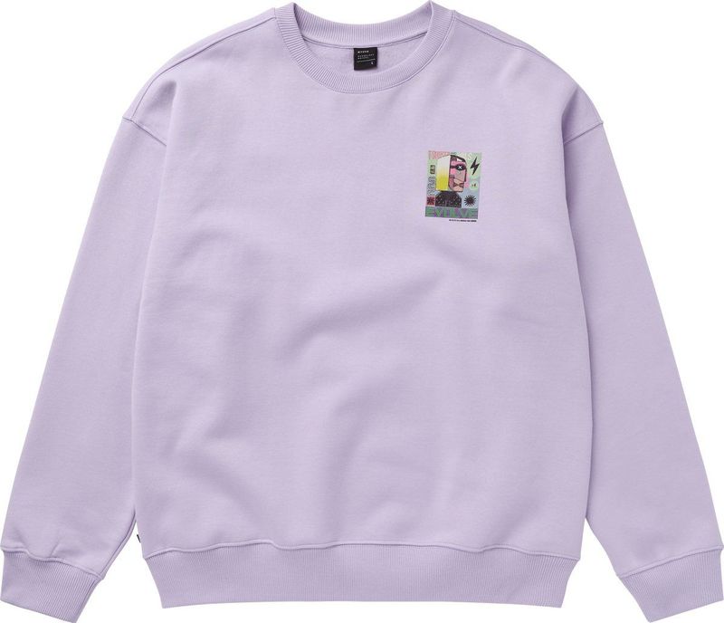 Mystic Groove Crew Trui - 250130 - Lilac - M - Women