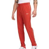 Nike - Court Advantage - Trainingsbroek - Rood/Oranje - Dri-FIT Technologie, Relaxed Fit, Ritsen Onderaan