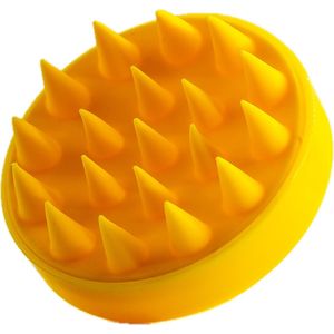 Scalp Massager - Scalp Brush - Scalp Scrub - Massage Borstel Hoofdhuid - Geel