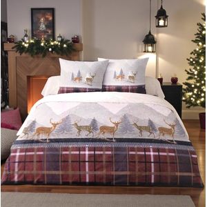 Dekbedovertrek - Winter - 240 x 220 cm - Kerst - Lagimrof